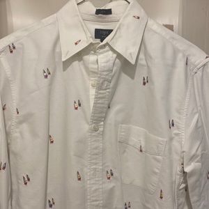 Men’s J.Crew Sailboat Oxford Button Up